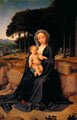 The Rest on the Flight into Egypt. Gerard David.1513-23.Museo del Prado.Madrid
